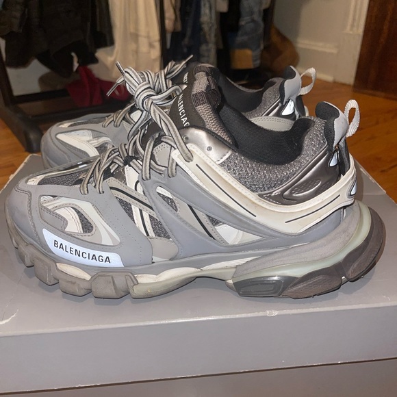 GREY BALENCIAGA TRACK SNEAKERS EU41/US8 - Picture 3 of 5